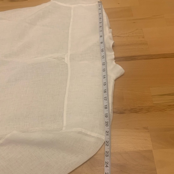 Eileen Fisher 100% organic linen white top tunic size XXS/XS TTP/TP - Picture 13 of 13